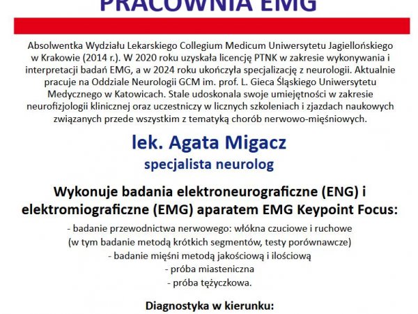 Pracownia EMG - os. Księcia Władysława 27